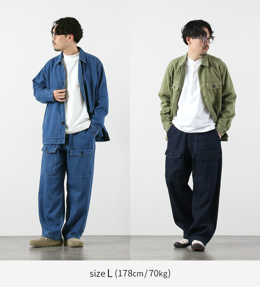 GOHEMP / 9oz Cotton-Hemp Front Pocket Modified Cargo Pants GOHEMP × KEMA DESIGNS