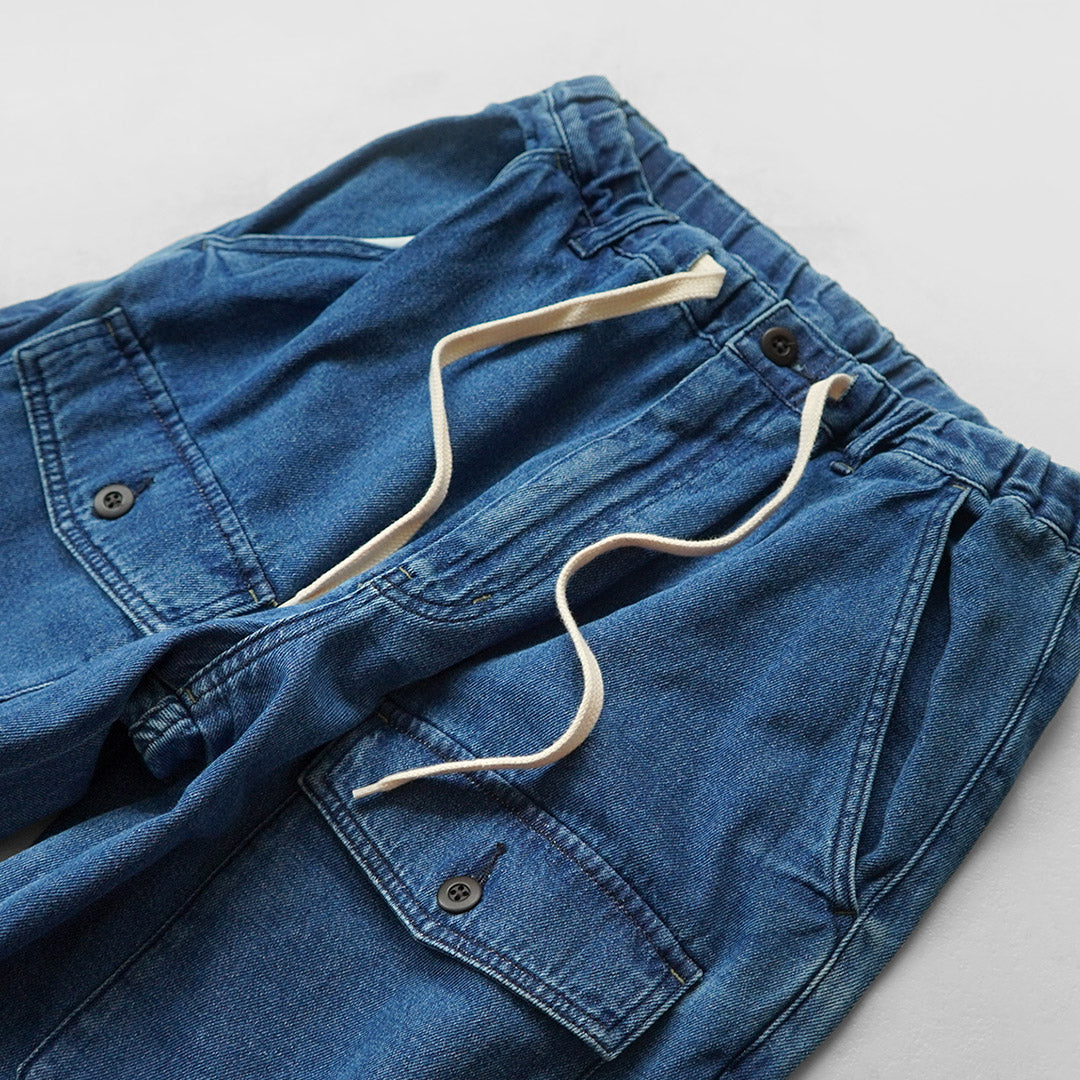 GOHEMP / 9oz Cotton-Hemp Front Pocket Modified Cargo Pants GOHEMP × KEMA DESIGNS