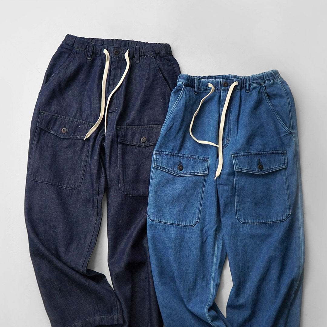 GOHEMP / 9oz Cotton-Hemp Front Pocket Modified Cargo Pants GOHEMP × KEMA DESIGNS