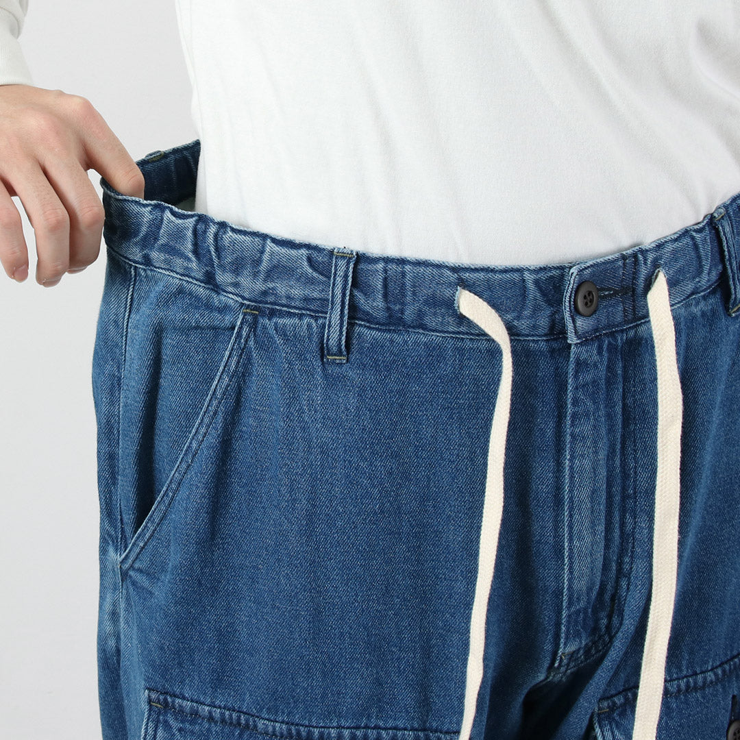 GOHEMP / 9oz Cotton-Hemp Front Pocket Modified Cargo Pants GOHEMP × KEMA DESIGNS