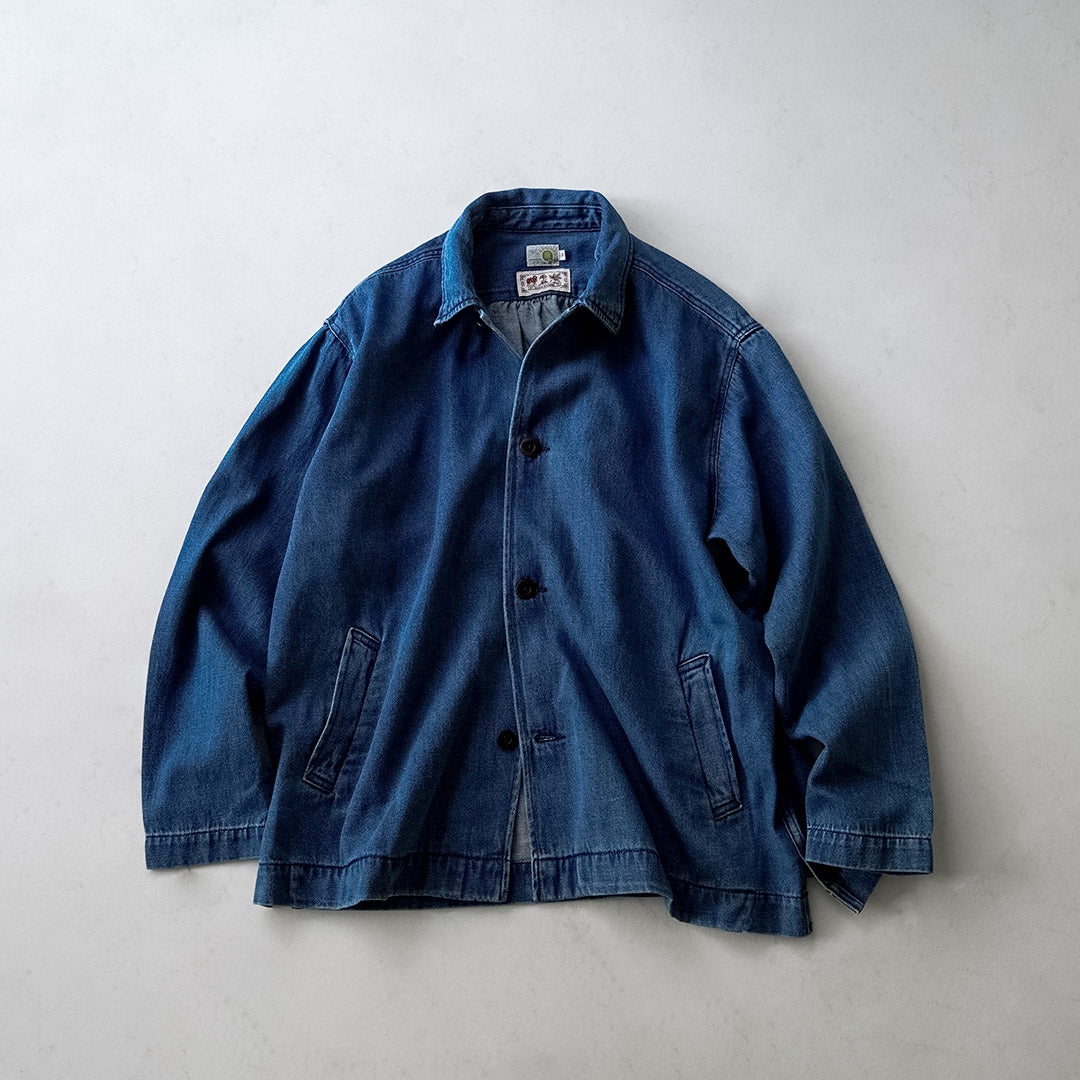 GOHEMP / 스페셜 오더 9온스 코튼 헴프 데님 오버셔츠 코트 GOHEMP × KEMA DESIGNS