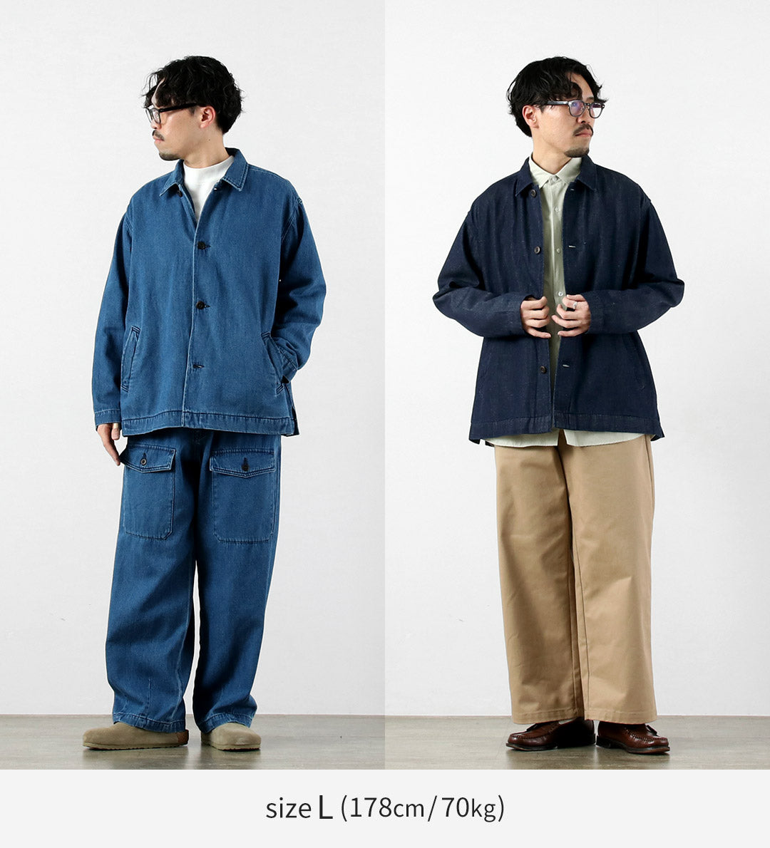 GOHEMP / 스페셜 오더 9온스 코튼 헴프 데님 오버셔츠 코트 GOHEMP × KEMA DESIGNS