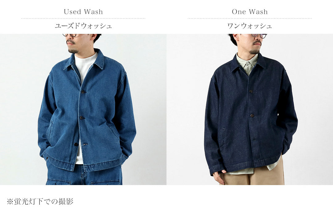 GOHEMP / 스페셜 오더 9온스 코튼 헴프 데님 오버셔츠 코트 GOHEMP × KEMA DESIGNS