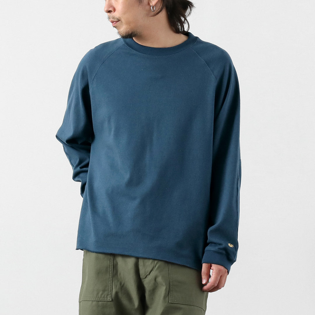 GOHEMP / 10oz Hemp Cotton Long Sleeve Round Hem T-Shirt GOHEMP × KEMA DESIGNS