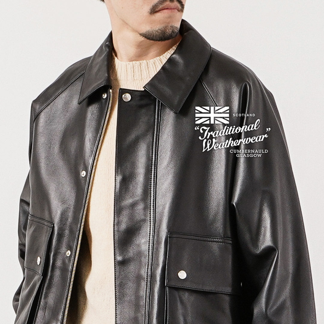 TRADITIONAL WEATHERWEAR / Elton Leather Field Jacket