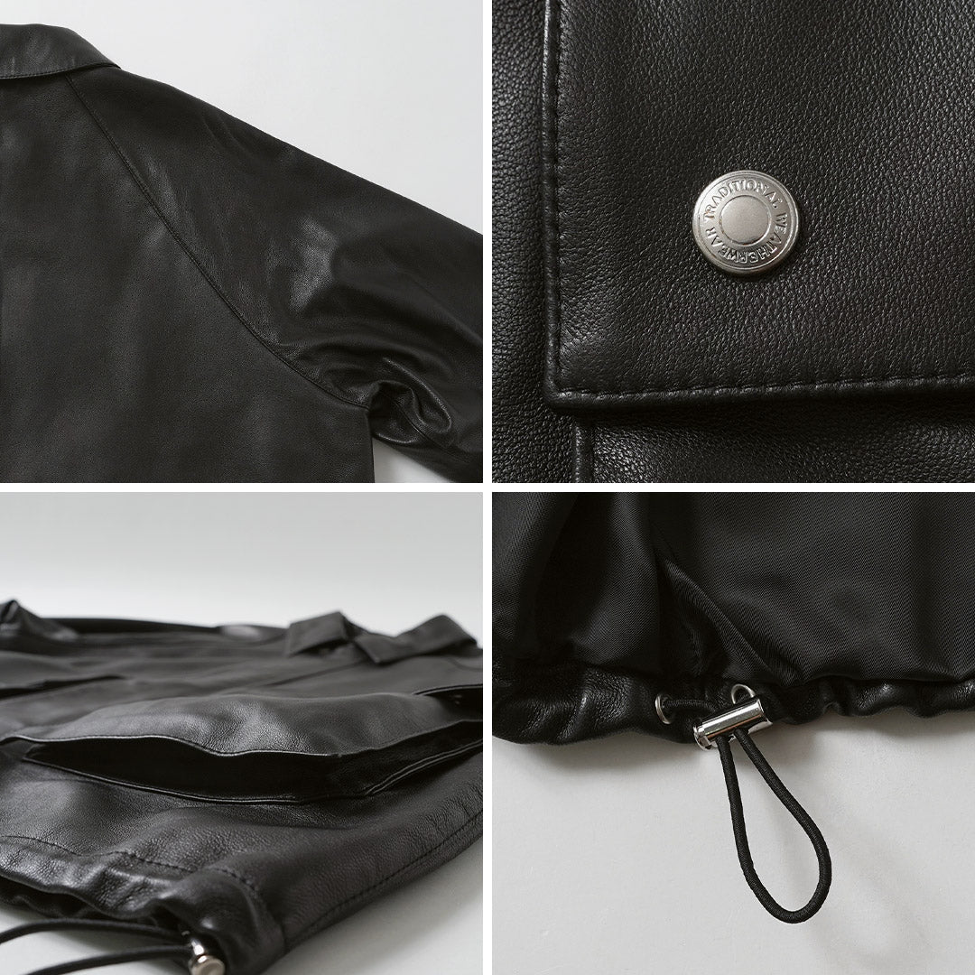 TRADITIONAL WEATHERWEAR / Elton Leather Field Jacket