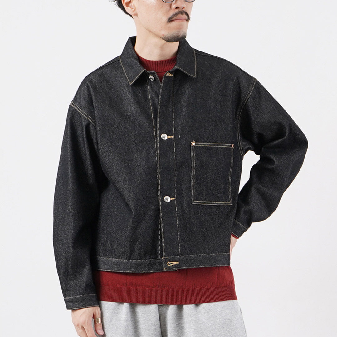 ROPA CLIMA TRADICIONAL / Chaqueta de trabajo vaquera de 12,5 oz 001D