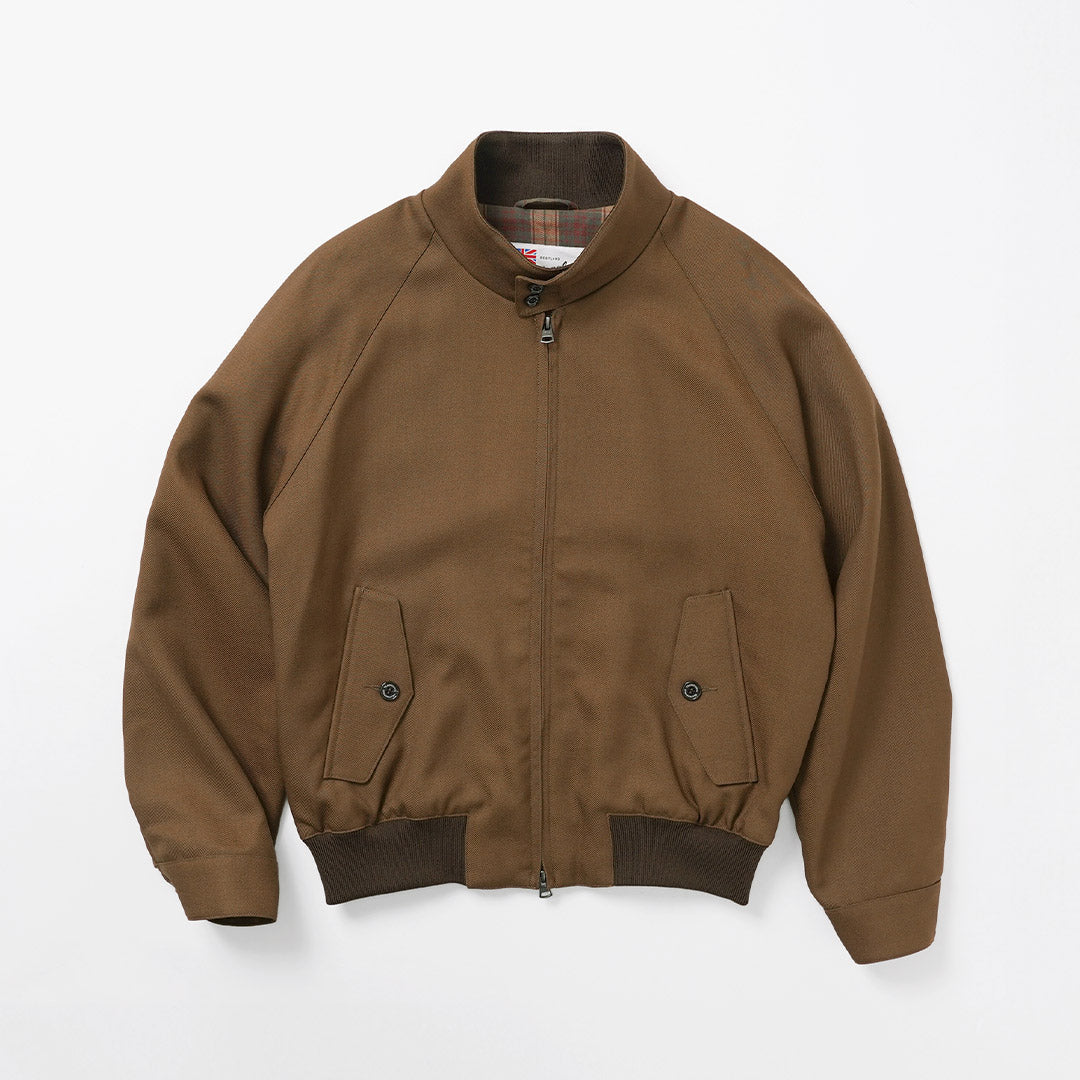 TRADITIONAL WEATHERWEAR / DENBIGH Wool Gabardine Swing Top Blouson