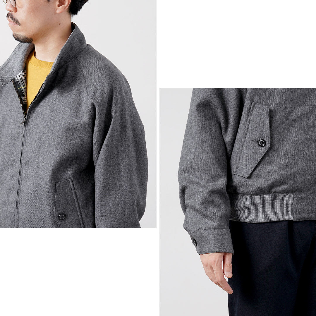TRADITIONAL WEATHERWEAR / DENBIGH Wool Gabardine Swing Top Blouson