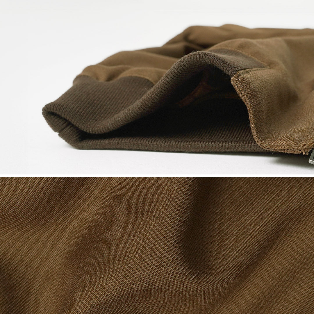 TRADITIONAL WEATHERWEAR / DENBIGH Wool Gabardine Swing Top Blouson