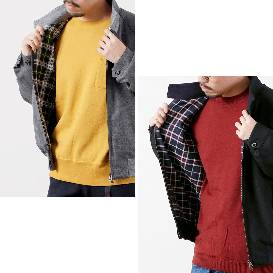 TRADITIONAL WEATHERWEAR / DENBIGH Wool Gabardine Swing Top Blouson