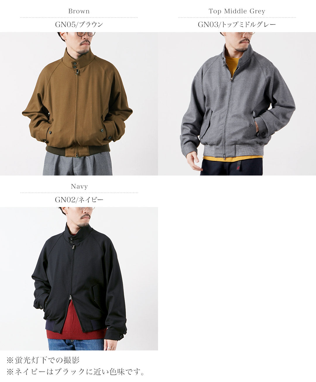 TRADITIONAL WEATHERWEAR / DENBIGH Wool Gabardine Swing Top Blouson