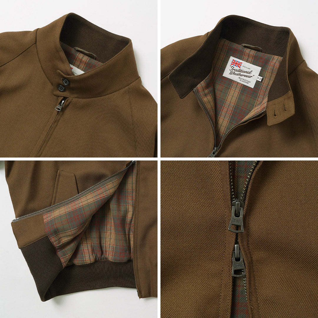 TRADITIONAL WEATHERWEAR / DENBIGH Wool Gabardine Swing Top Blouson