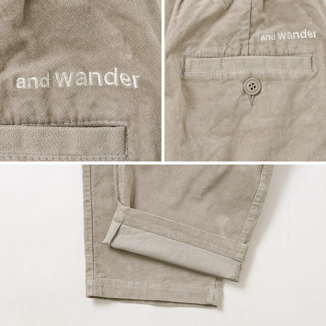 AND WANDER /“鼴鼠皮褲”
