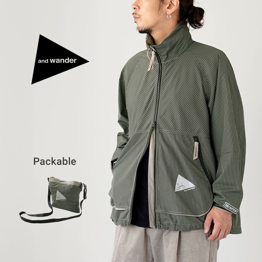 AND WANDER / Reflective Rip Hoodie