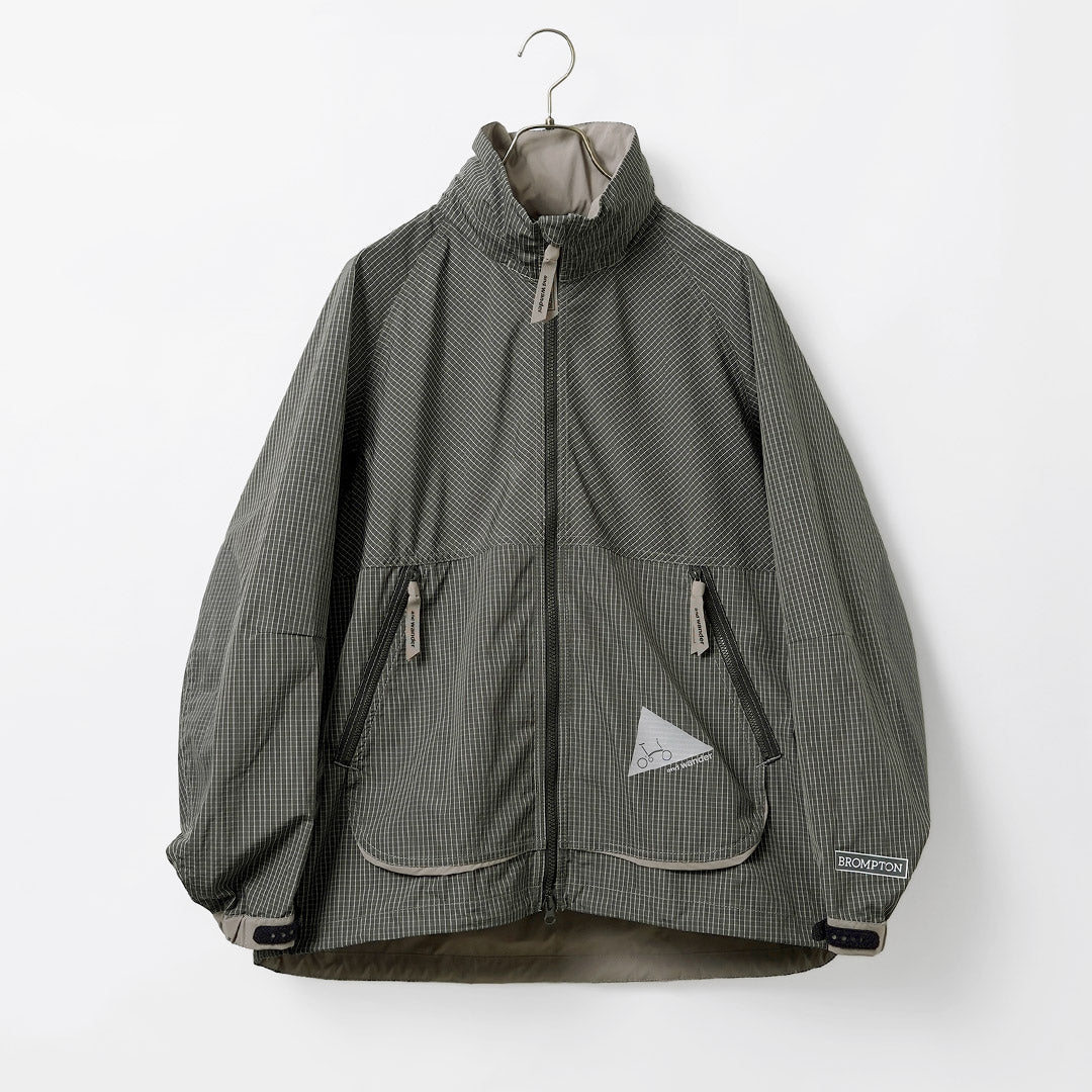 AND WANDER / Reflective Rip Hoodie