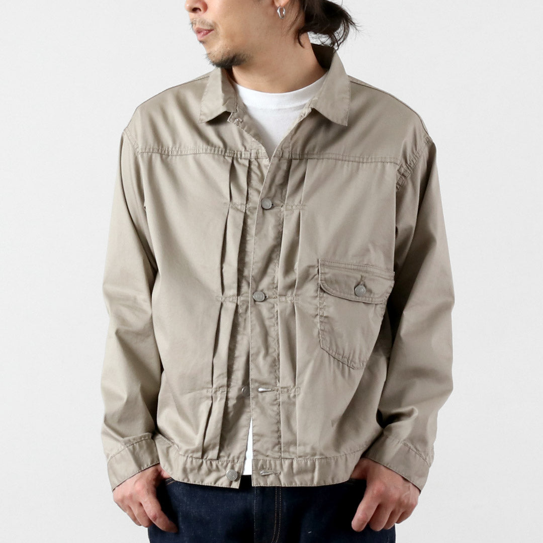 Veste camionneur Blue refabric / Reconstitution du modèle Dump des années 40, 1ère version