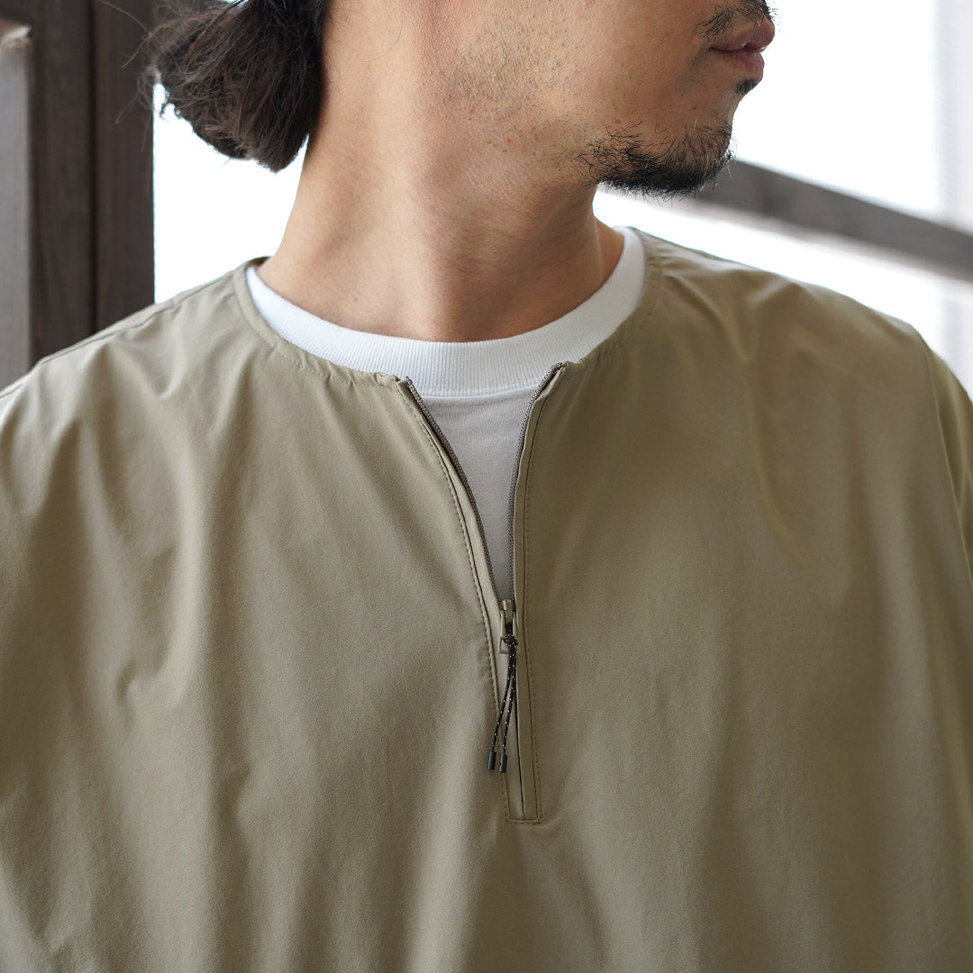 RAG / T-shirt pull à manches courtes demi-zip