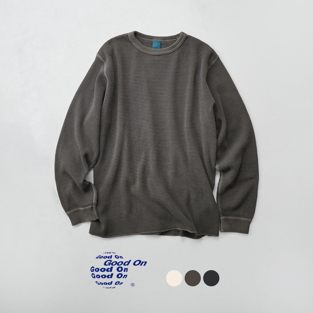 GOOD ON / KODENSHI Long Sleeve Thermal T-Shirt