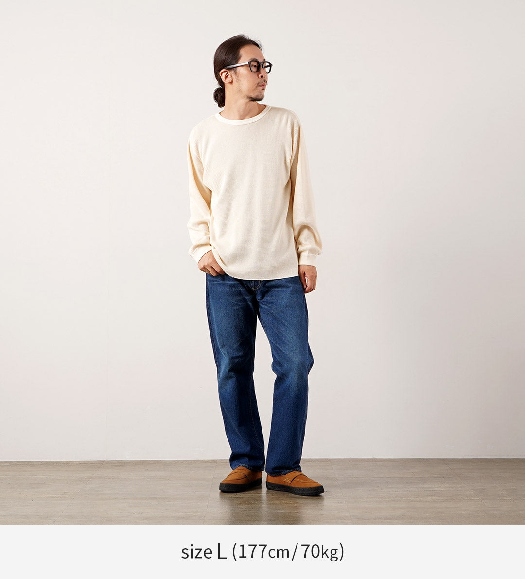 GOOD ON / KODENSHI Long Sleeve Thermal T-Shirt