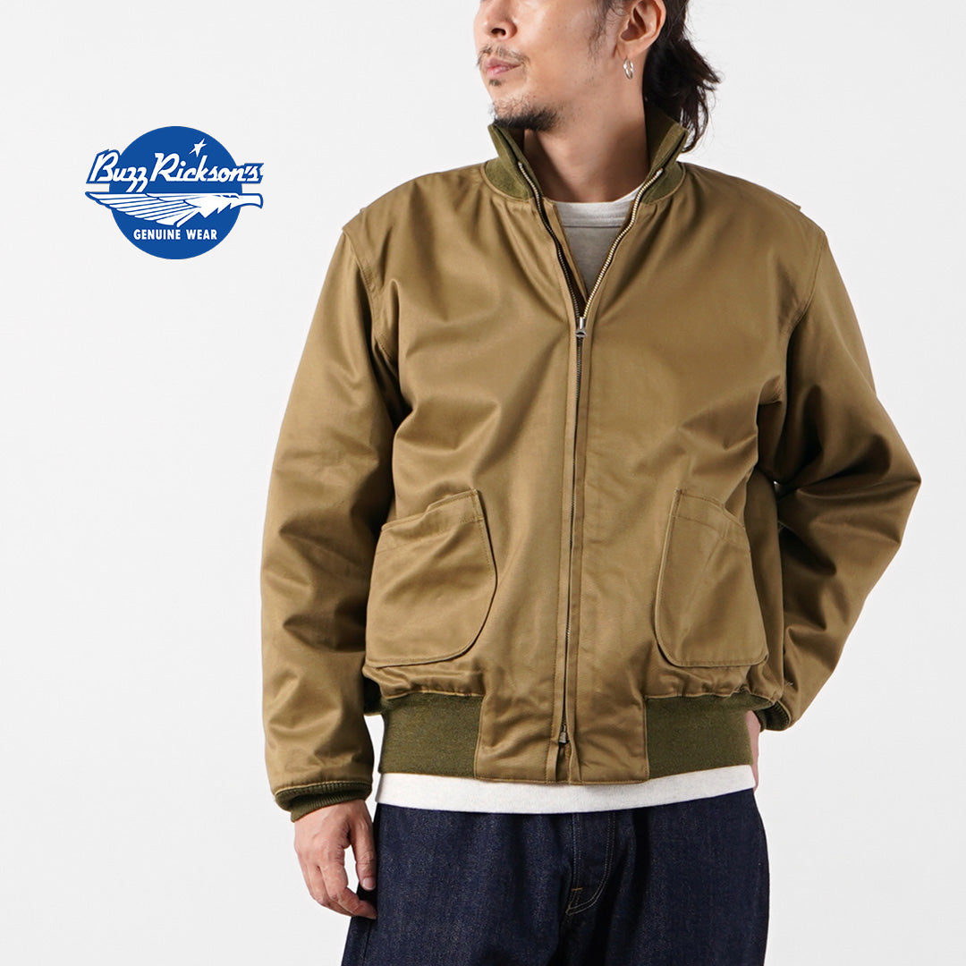 BUZZ RICKSONS / Tanker Jacket Poche plaquée Premier modèle