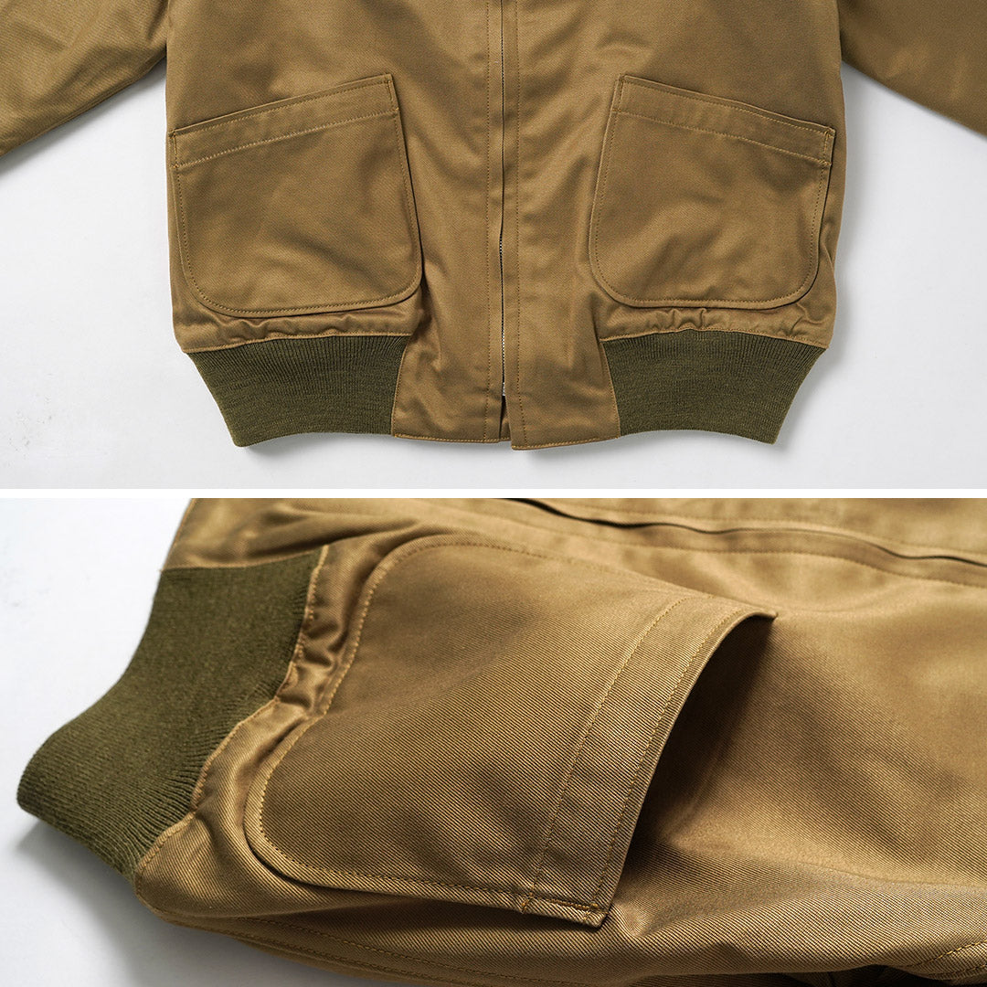 BUZZ RICKSONS / Tanker Jacket Poche plaquée Premier modèle