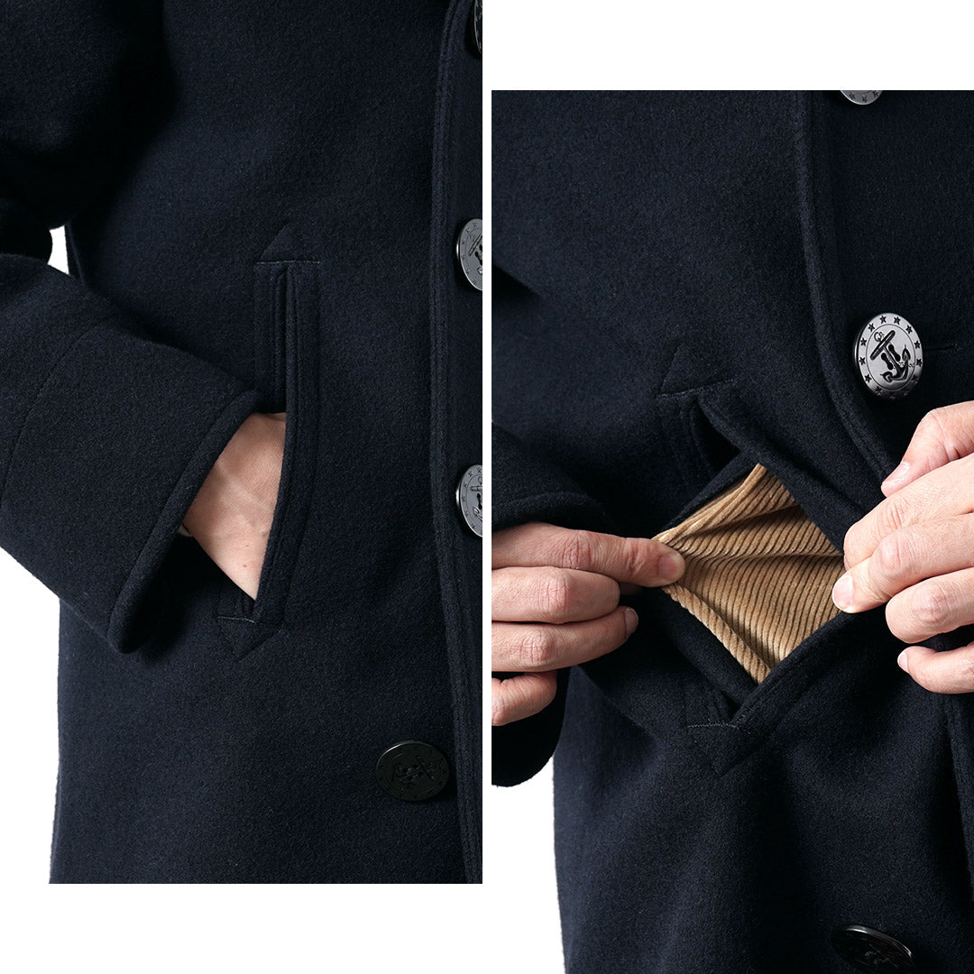 BUZZ RICKSONS / Pea-Coat NAVAL CLOTHING FACTORY