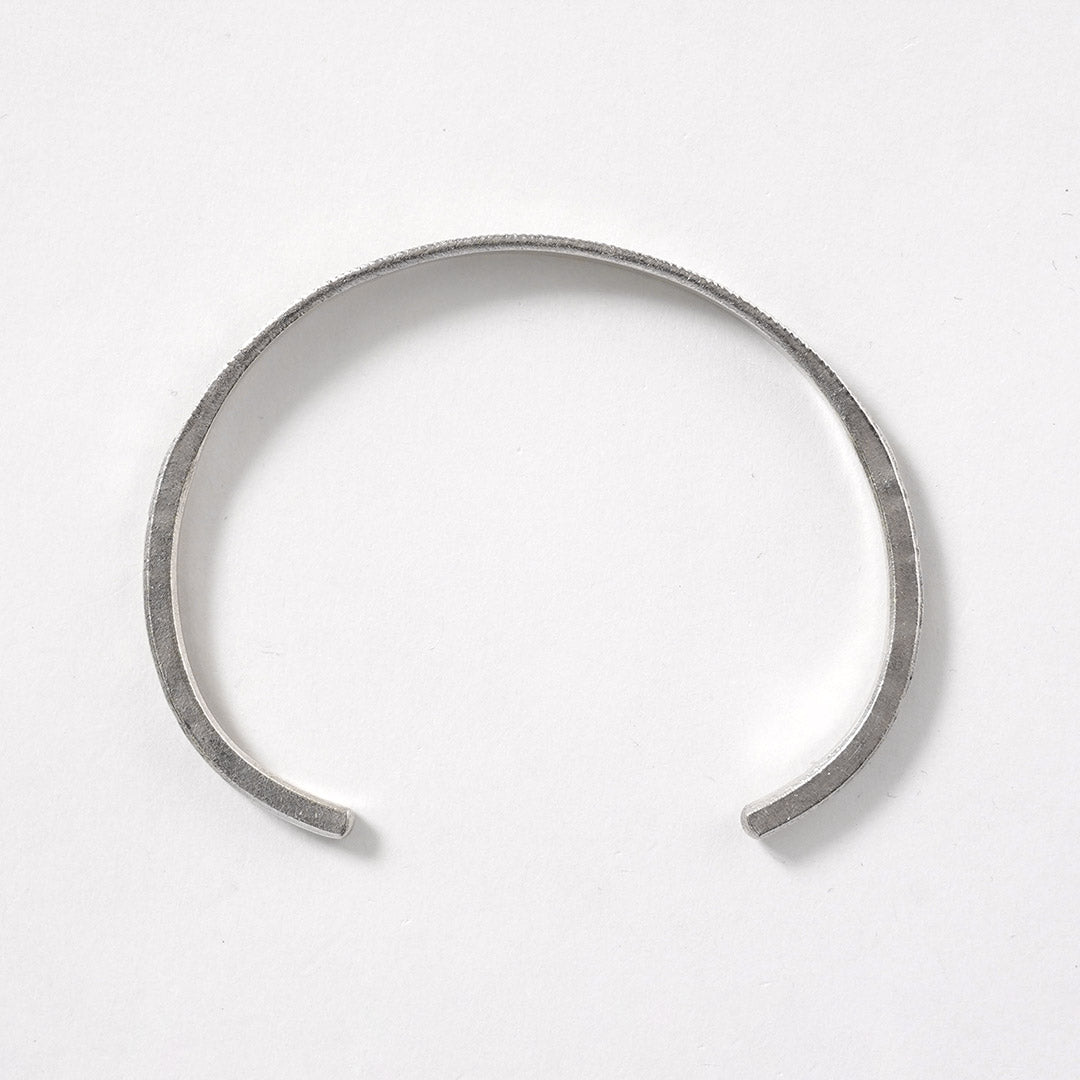 phaduA / Karen Silver Half-Circle Bangle