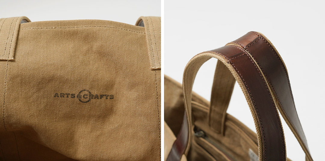 ARTS＆CRAFTS / Aging Canvas Basic Tote Bag