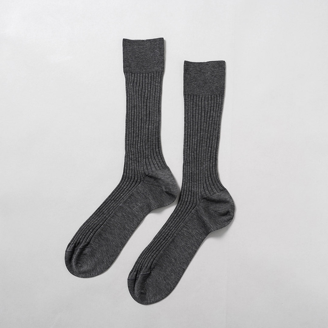 PANTHERELLA / Danvers 5x3 Rib Cotton Men's Dress Socks
