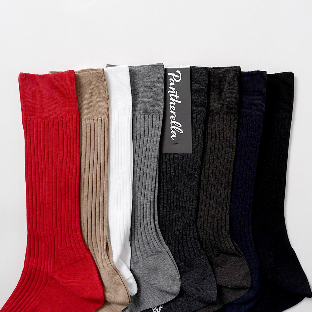 PANTHERELLA / Danvers 5x3 Rib Cotton Men's Dress Socks