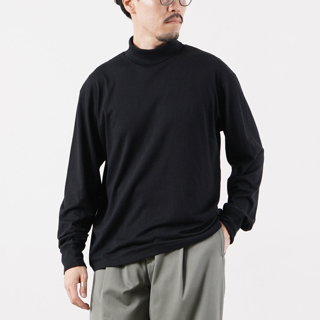 FILMELANGE / CORD Cotton-Cashmere Jersey Turtleneck T-Shirt