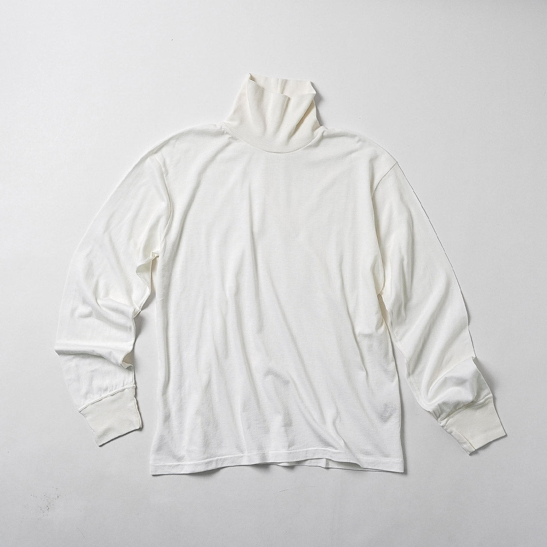 FILMELANGE / CORD Cotton-Cashmere Jersey Turtleneck T-Shirt