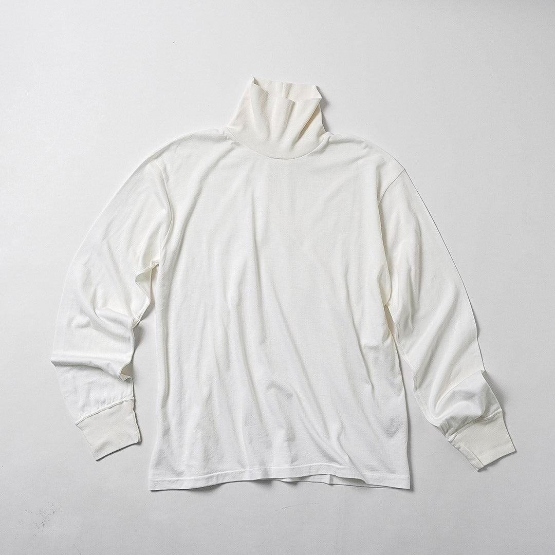 FILMELANGE / CORD Cotton-Cashmere Jersey Turtleneck T-Shirt