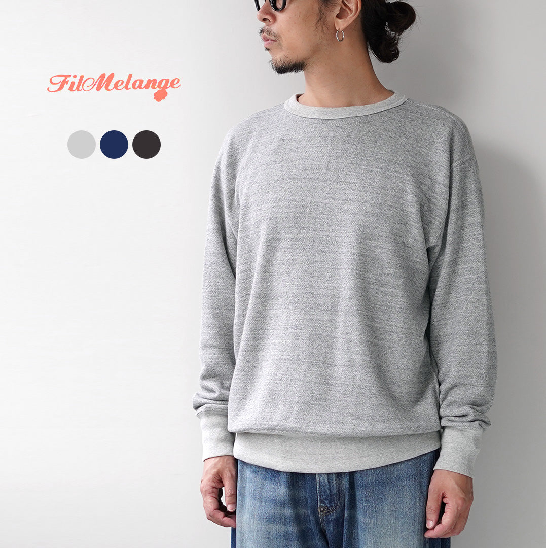 FILMELANGE / RALPH Comfort Loopback Crew Neck Sweatshirt