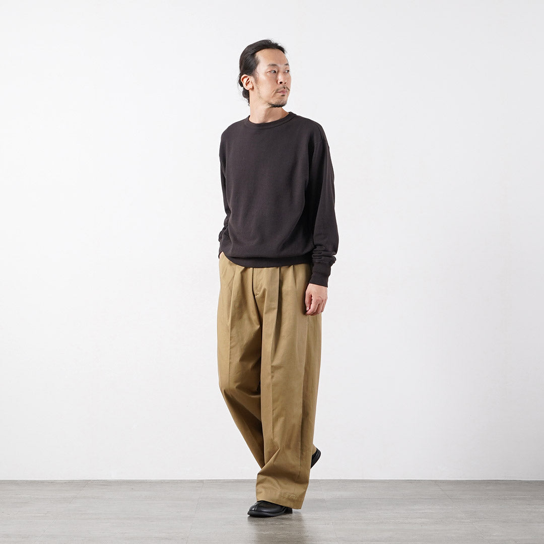 FILMELANGE / RALPH Comfort Loopback Crew Neck Sweatshirt