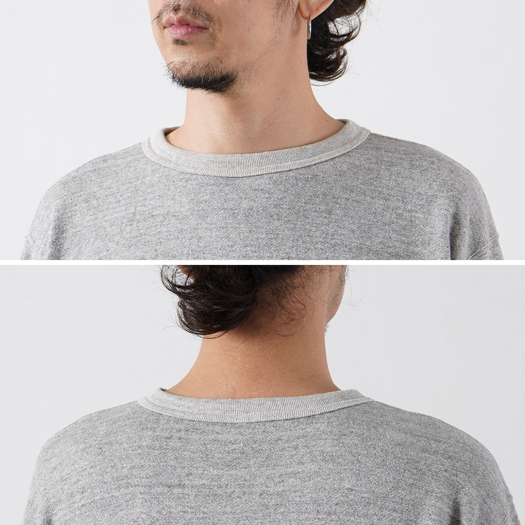 FILMELANGE / RALPH Comfort Loopback Crew Neck Sweatshirt