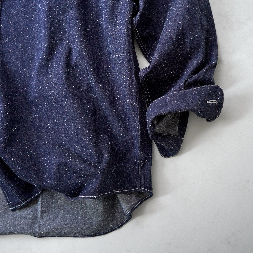 FUJITO / Nep Denim Chambray Oversized Work Shirt