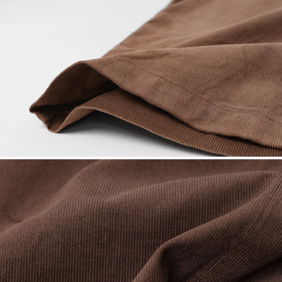FUJITO / Corduroy Open Collar Shirt