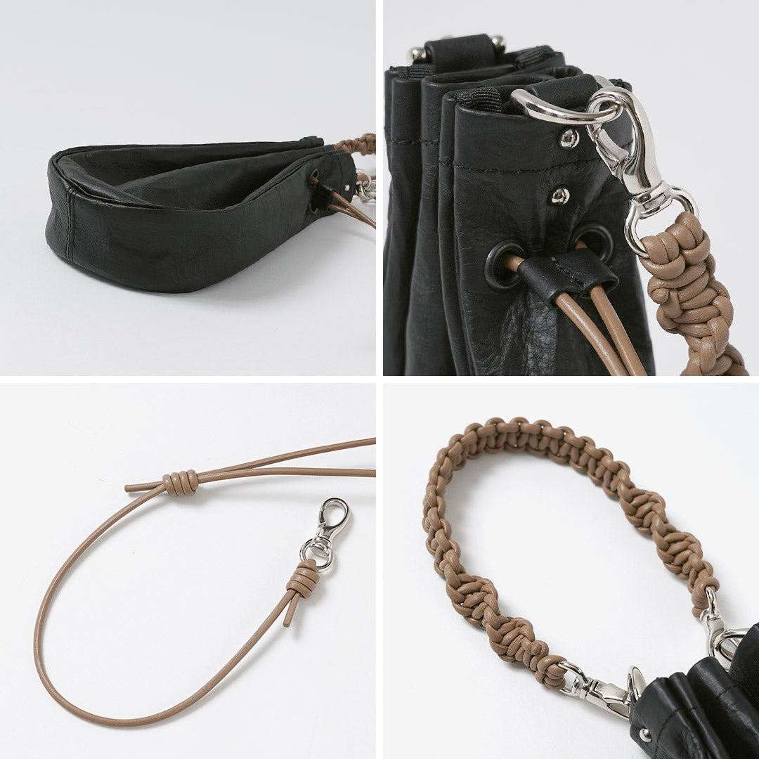 SENTI / Dyneema 가죽 메디신 백 M + 핸드 스트랩