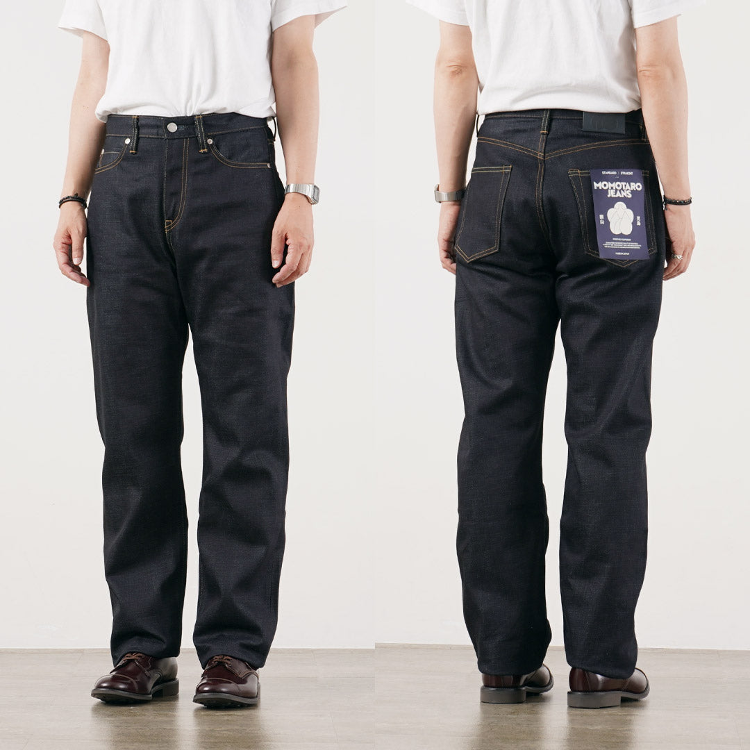 MOMOTARO JEANS / Pantalon en denim droit standard 14,7 oz