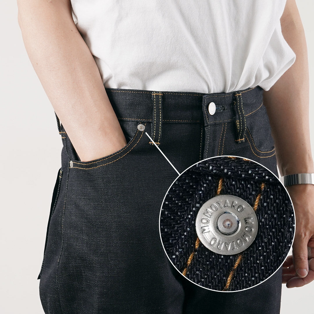 MOMOTARO JEANS / Pantalon en denim droit standard 14,7 oz