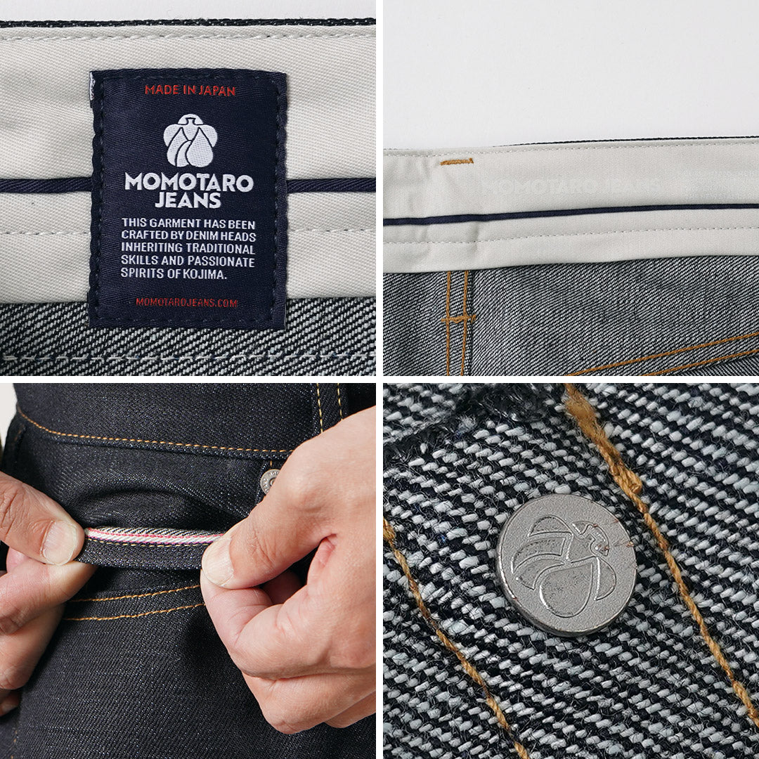 MOMOTARO JEANS / Pantalon en denim droit standard 14,7 oz