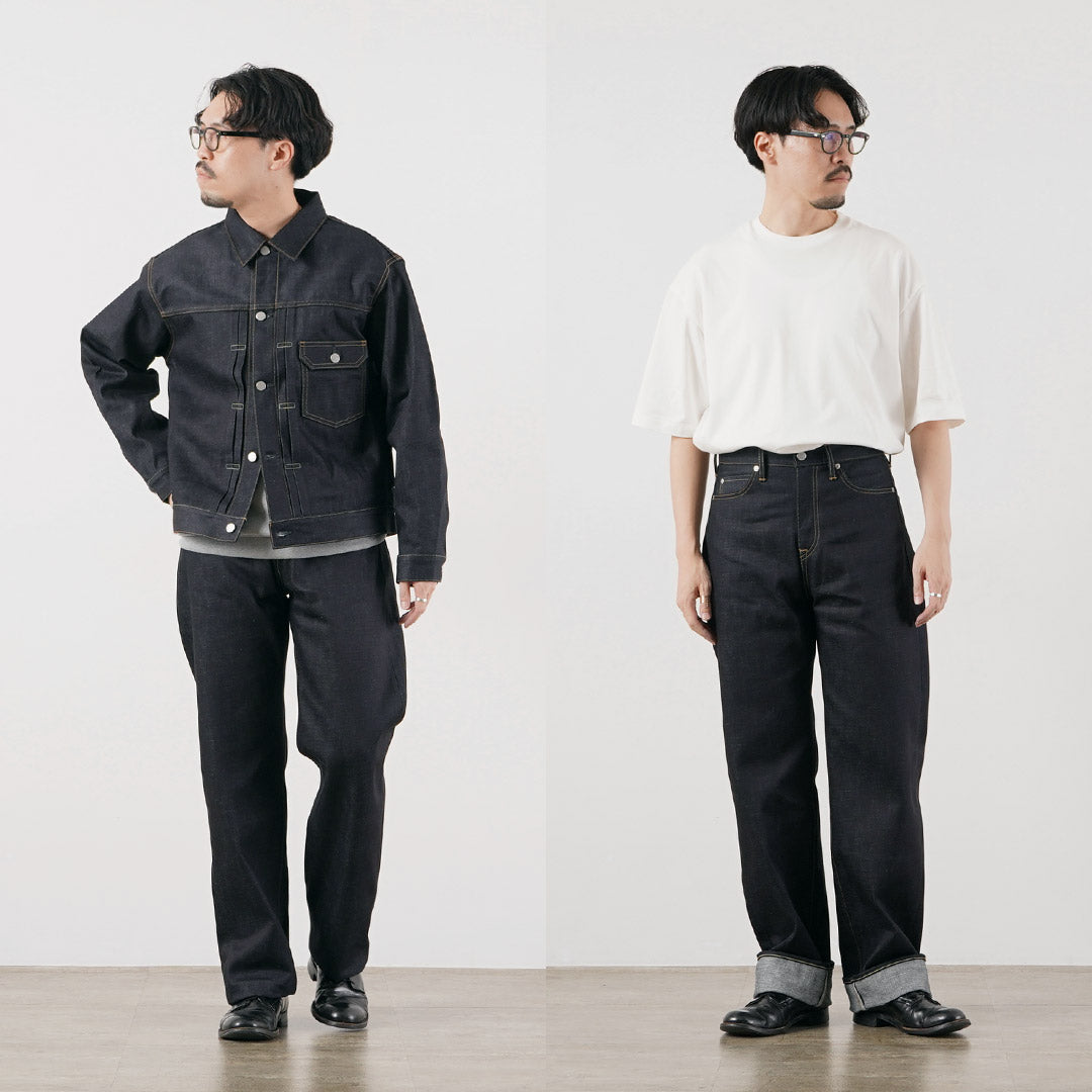 JEANS MOMOTARO / Pantalon en denim large standard 14,7 oz