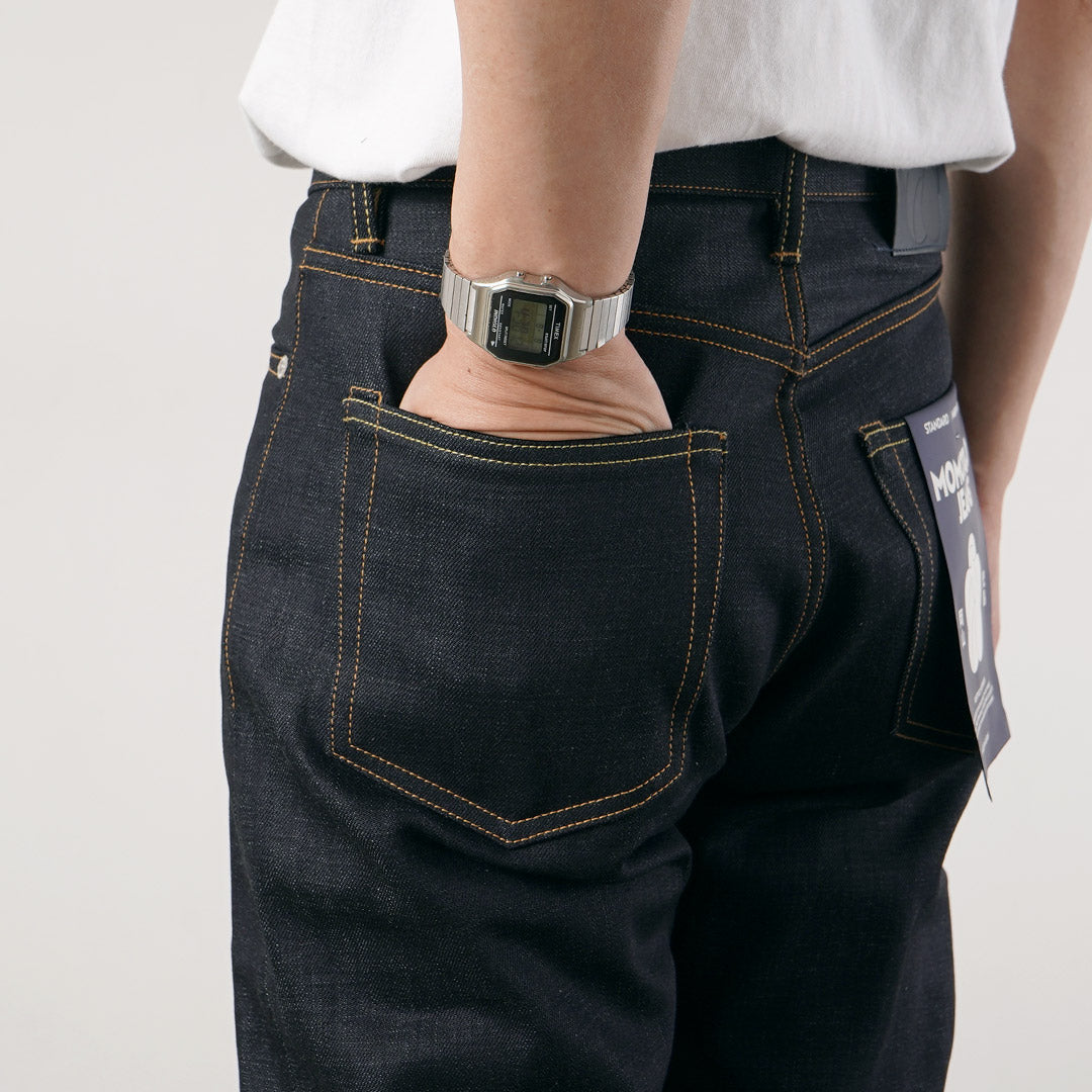 MOMOTARO JEANS / Pantalon en denim droit étroit standard 14,7 oz