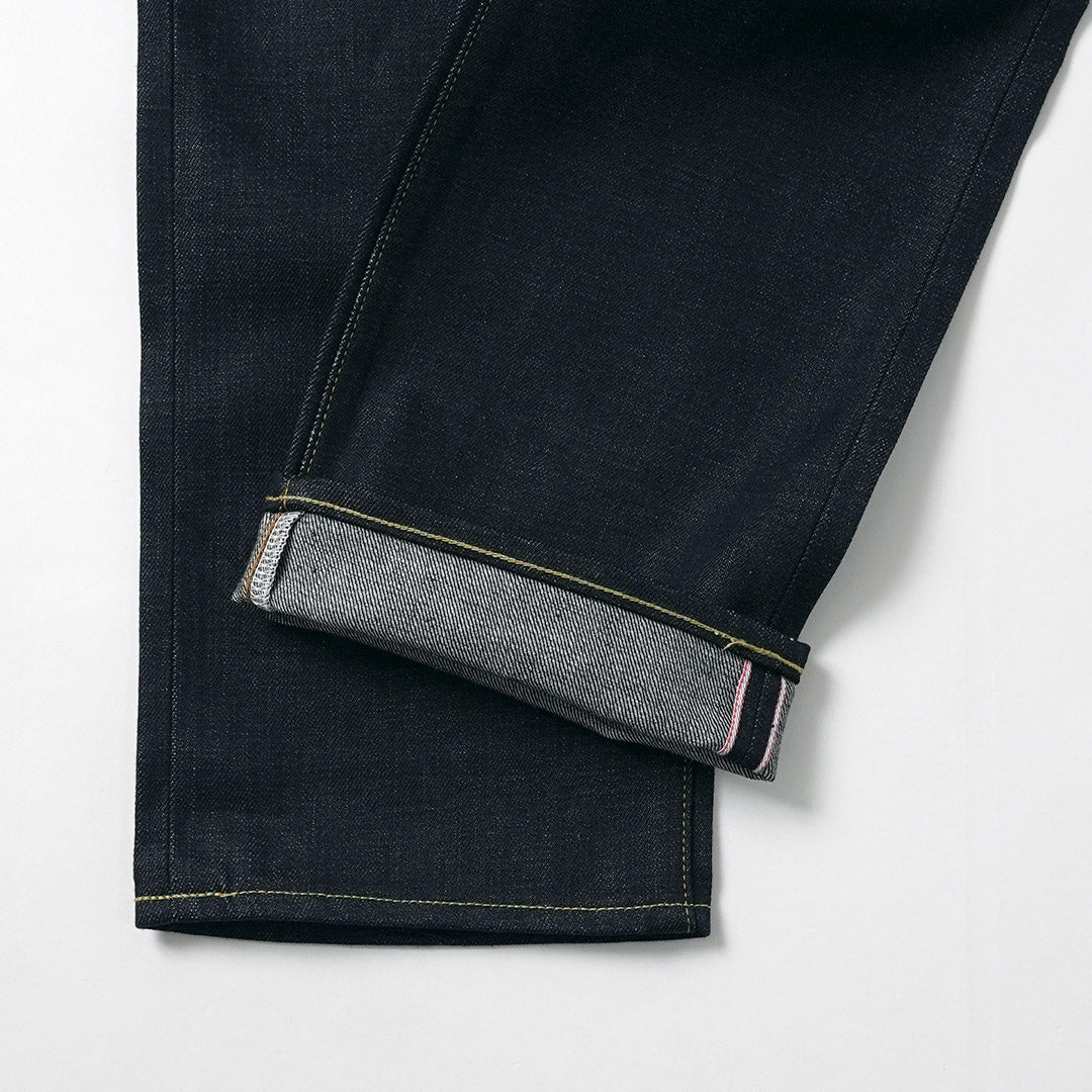 MOMOTARO JEANS / Pantalon en denim droit étroit standard 14,7 oz
