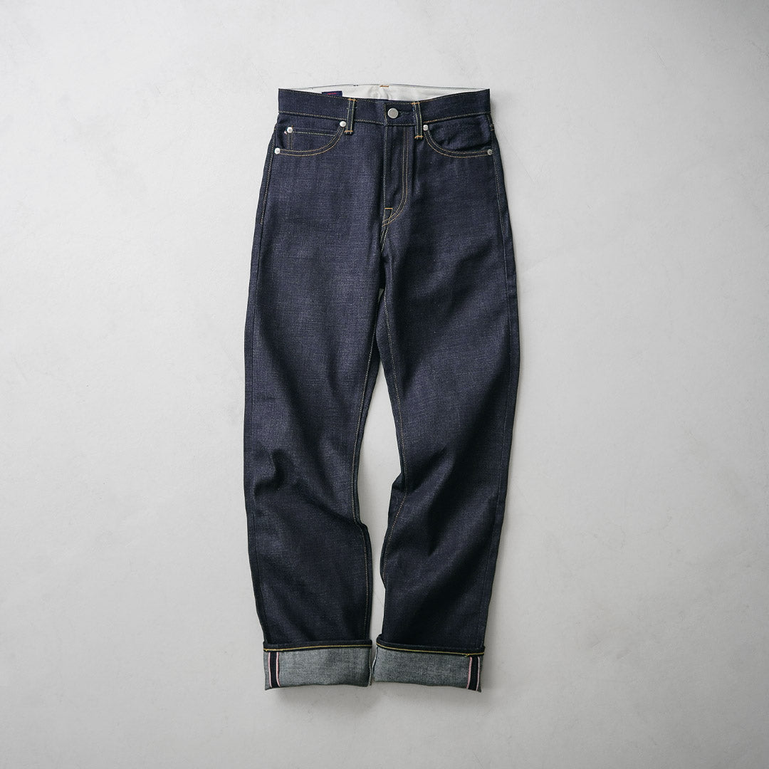 MOMOTARO JEANS / Pantalon en denim droit étroit standard 14,7 oz
