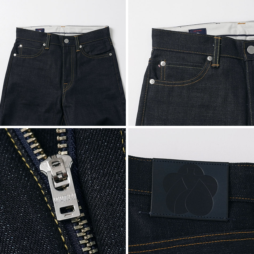 MOMOTARO JEANS / Pantalon en denim droit étroit standard 14,7 oz