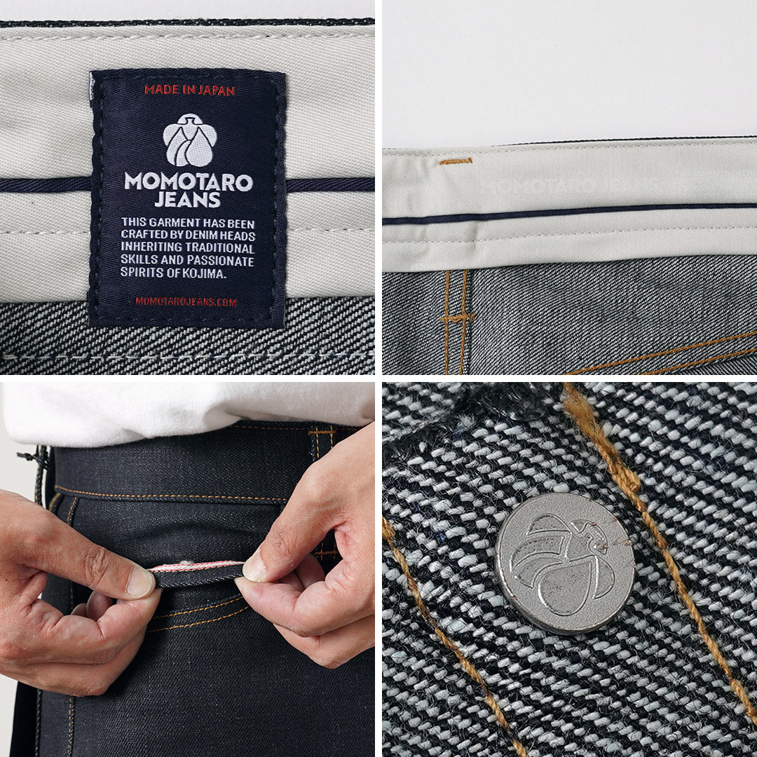MOMOTARO JEANS / Pantalon en denim droit étroit standard 14,7 oz