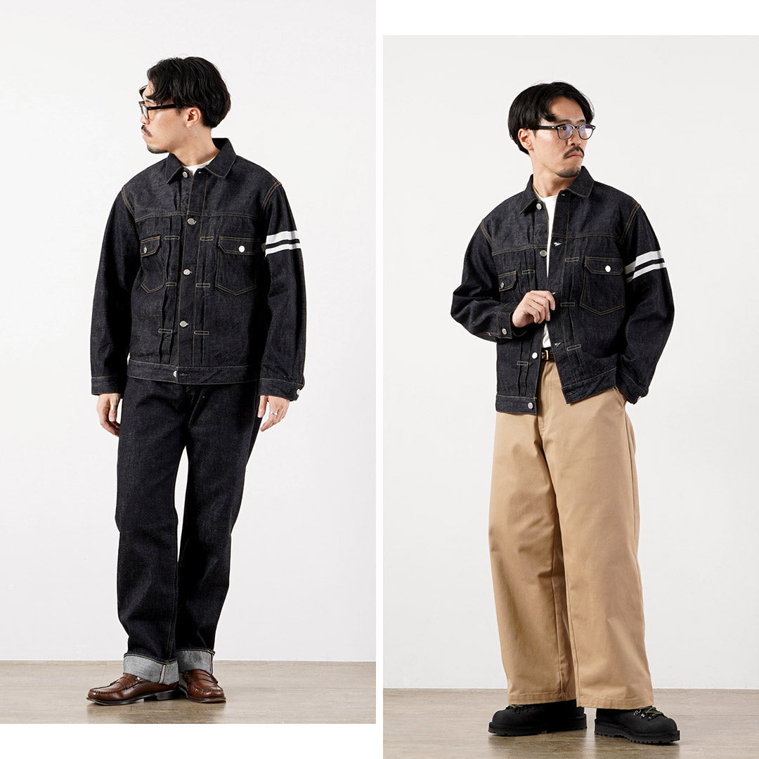 MOMOTARO JEANS / #002 Veste en jean classique 2ème type